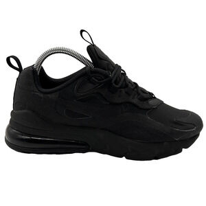 Nike Air Max 270 React Shoes Mens Size 6.5Y Black BQ0103-004 All Black Sneakers